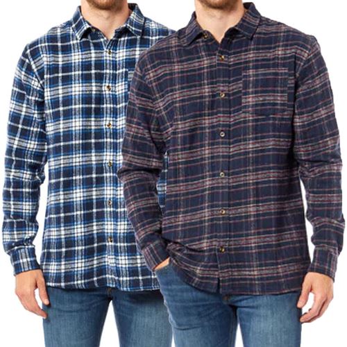 Mens Flannel Check Shirt