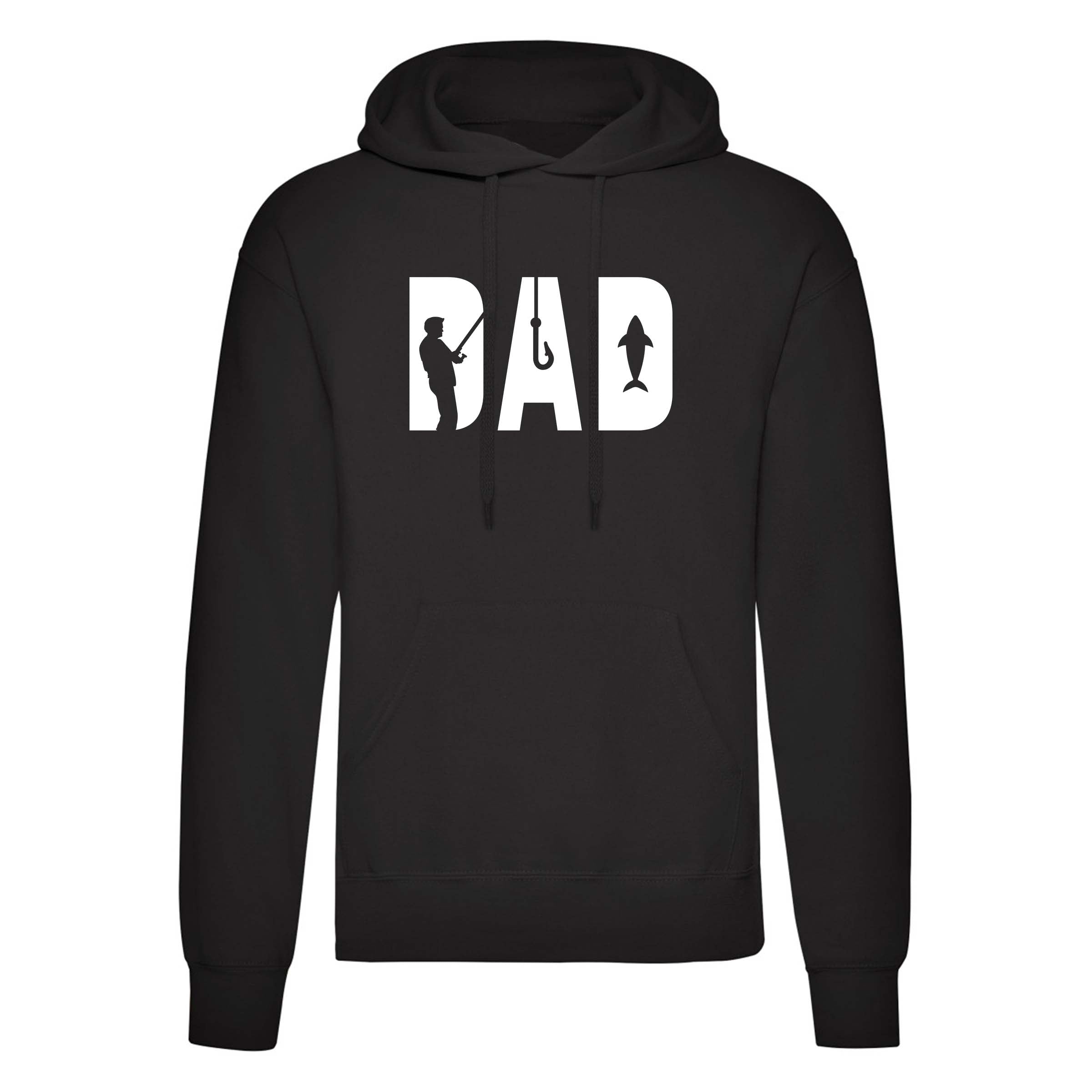Dad Angling Printed Hoodie